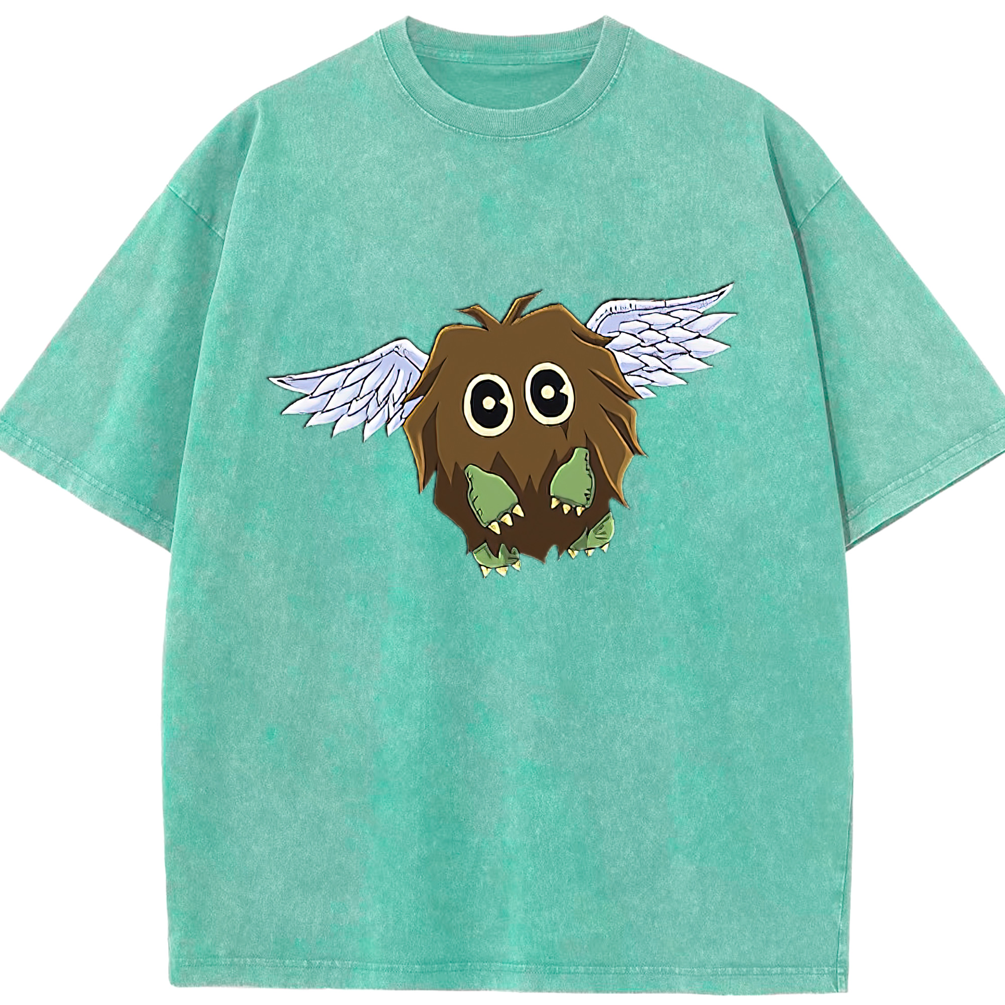 （画像用） 遊☆戯☆王 Yu-Gi-Oh! 綿100% ヴィンテージ風 半袖Tシャツ（フロントプリント）
